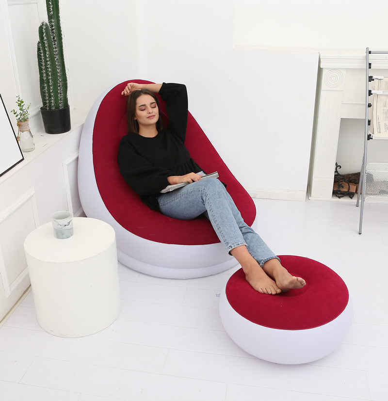 Inflatable Bean Bag Sofa Chair | Comfortable Folding Lounge Seat