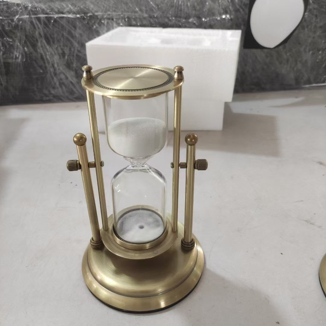 Wooden 15-Minute Hourglass Sand Timer for Desk Decoration
