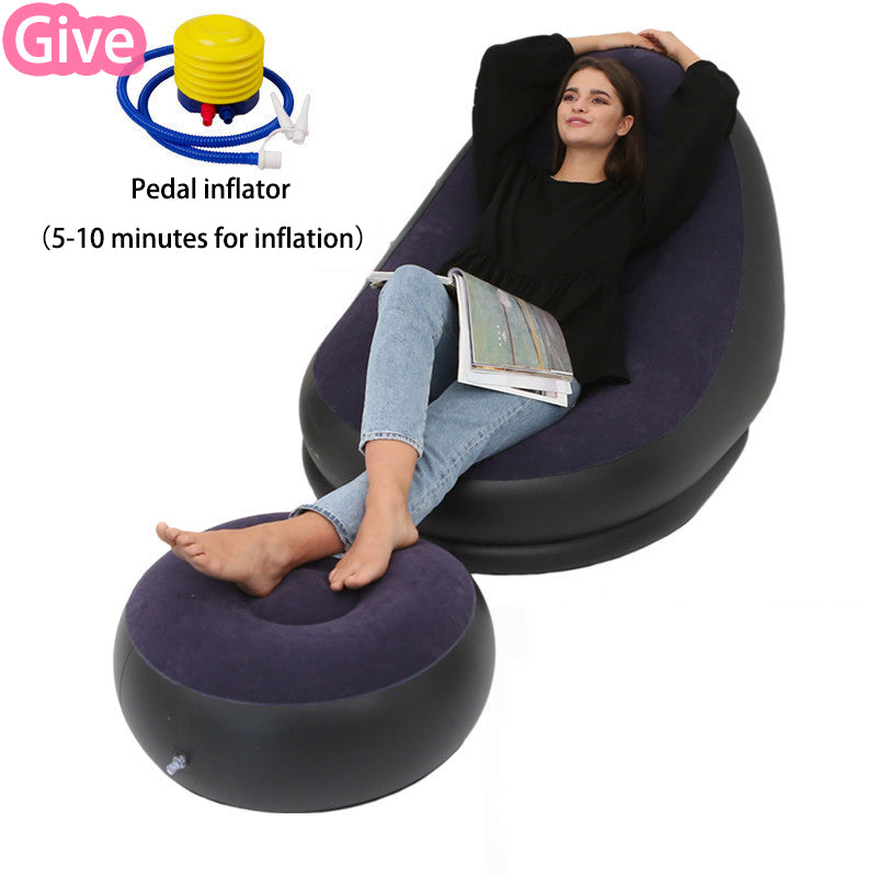 Inflatable Bean Bag Sofa Chair | Comfortable Folding Lounge Seat