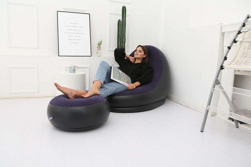 Inflatable Bean Bag Sofa Chair | Comfortable Folding Lounge Seat