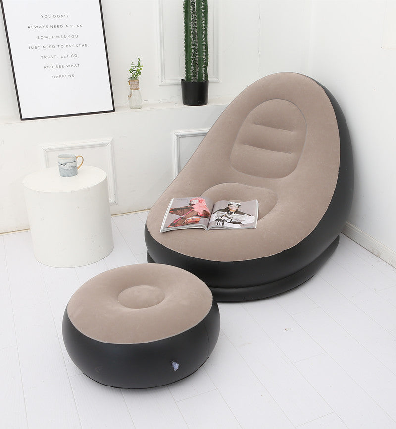 Inflatable Bean Bag Sofa Chair | Comfortable Folding Lounge Seat