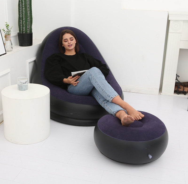Inflatable Bean Bag Sofa Chair | Comfortable Folding Lounge Seat