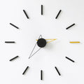 Wozoom House Quasi Background Wall Decoration Clock Wall Clock Living Room Nordic Light Luxury Clock Wall Hanging Creative Modern Style