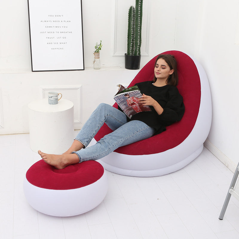 Inflatable Bean Bag Sofa Chair | Comfortable Folding Lounge Seat