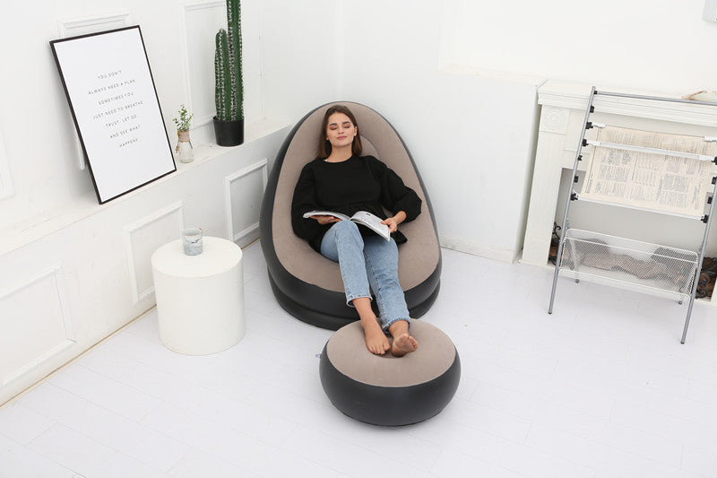 Inflatable Bean Bag Sofa Chair | Comfortable Folding Lounge Seat