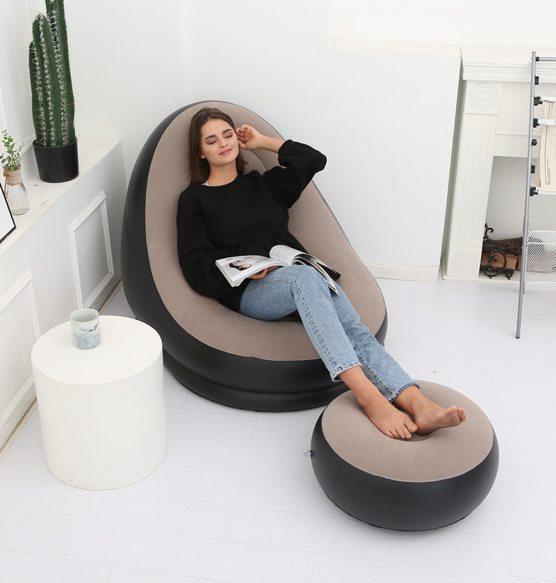Inflatable Bean Bag Sofa Chair | Comfortable Folding Lounge Seat