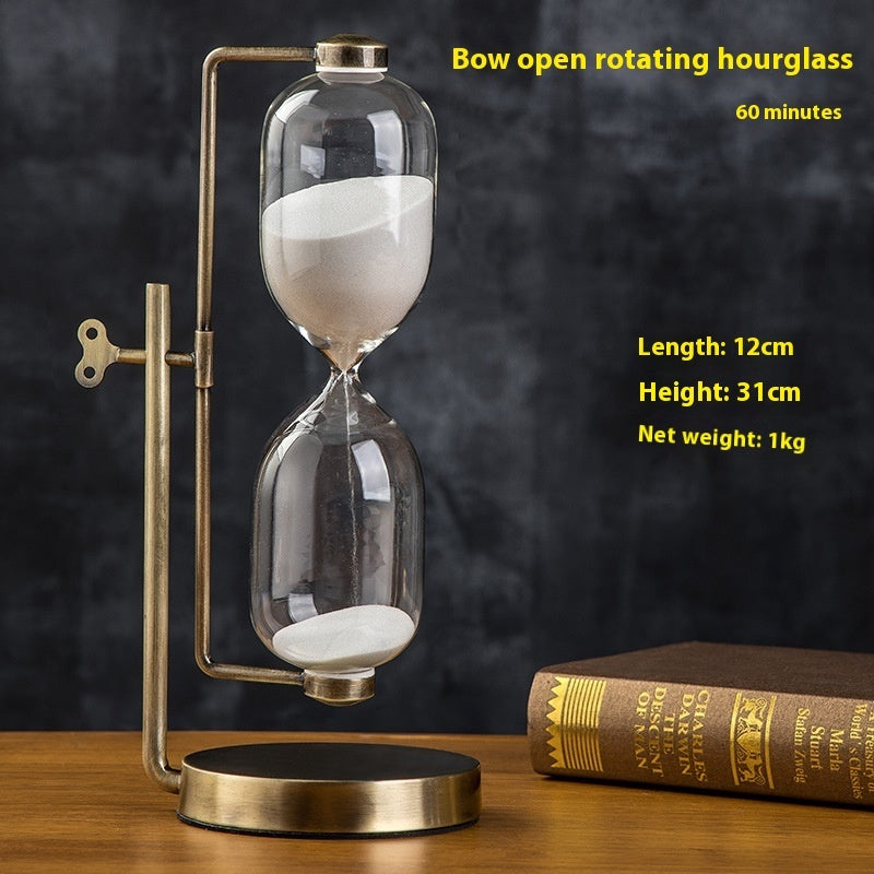 Wooden 15-Minute Hourglass Sand Timer for Desk Decoration