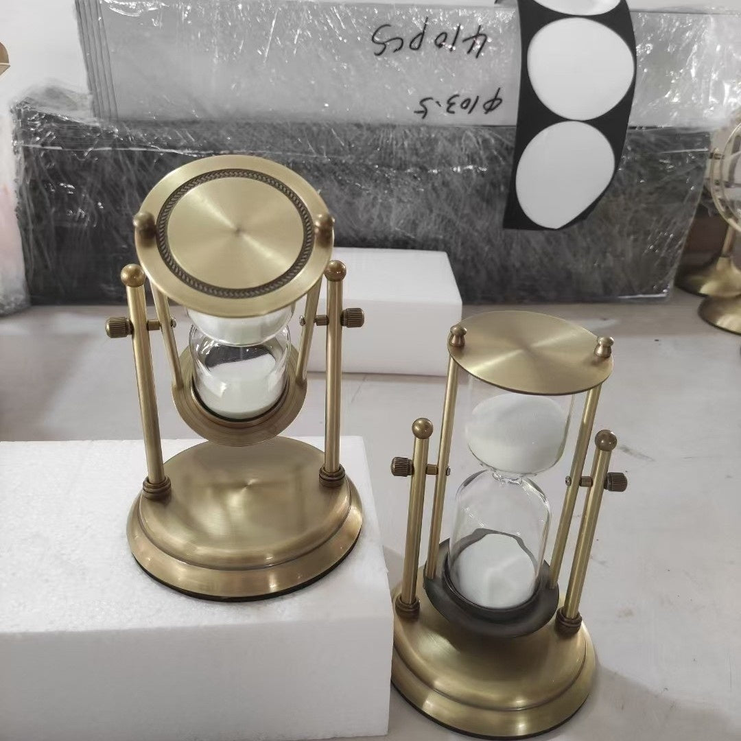 Wooden 15-Minute Hourglass Sand Timer for Desk Decoration