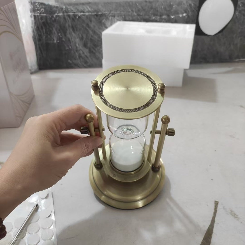 Wooden 15-Minute Hourglass Sand Timer for Desk Decoration