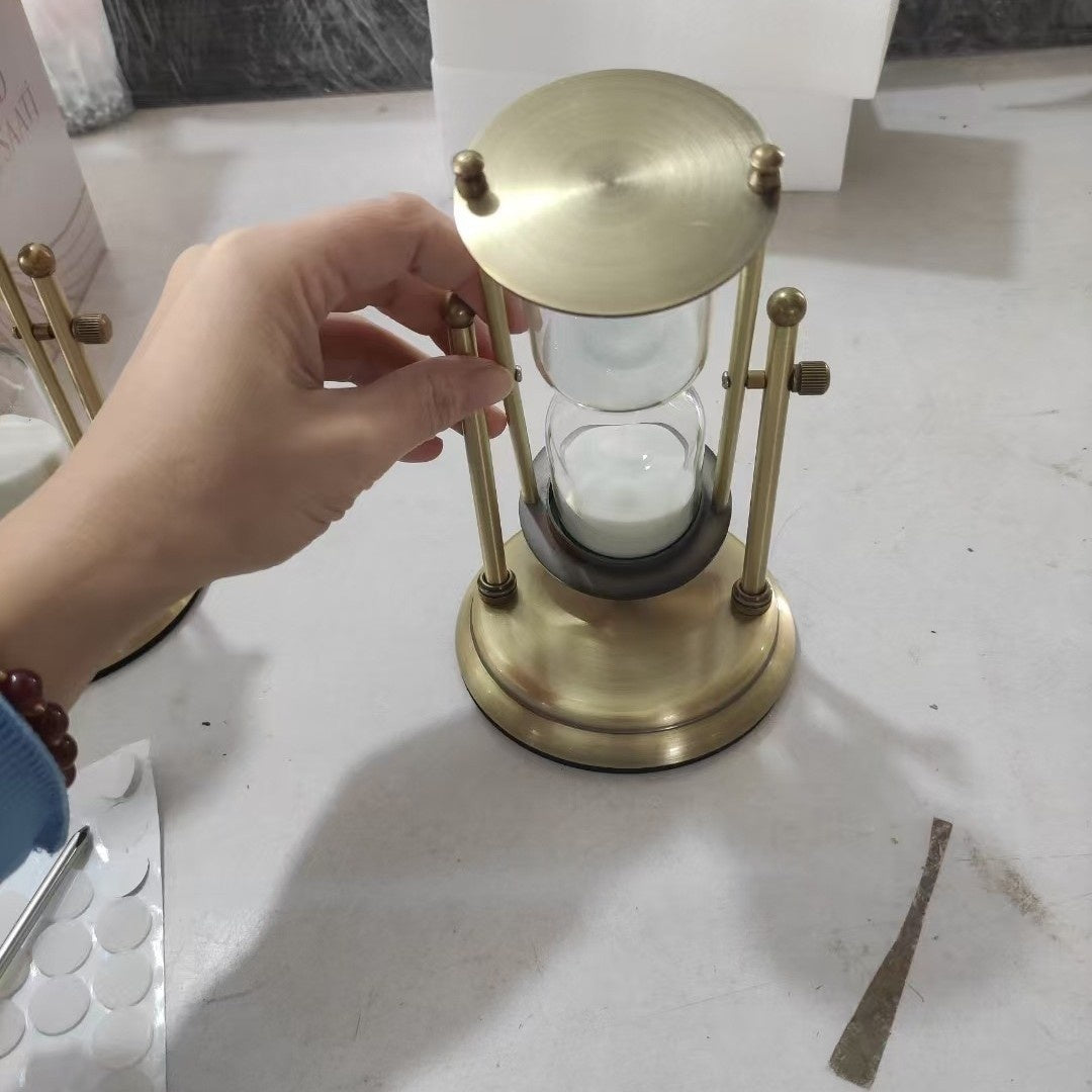 Wooden 15-Minute Hourglass Sand Timer for Desk Decoration